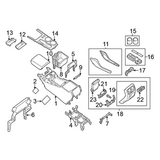 Nissan OE - Center Console (Console & Components)