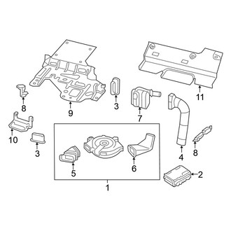 Nissan OE - Seats & Tracks - Passenger Seat Components (Ventilation Components)