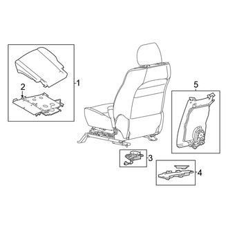 Nissan OE - Seats & Tracks - Passenger Seat Components (Ventilation Components)