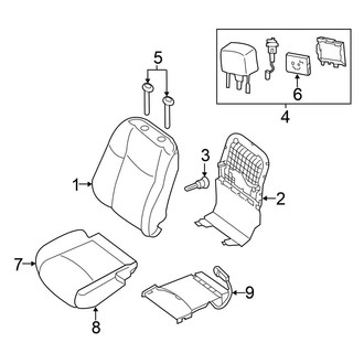 Nissan OE - Seats & Tracks - Driver Seat Components (Cushions & Covers)