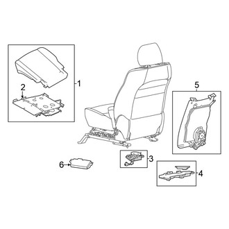 Nissan OE - Seats & Tracks - Driver Seat Components (Ventilation Components)