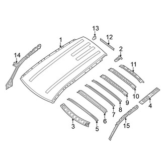 Nissan OE - Roof & Components (W/O Sunroof)