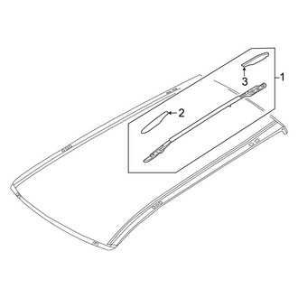 Nissan OE - Roof Rack (W/O Sunroof)
