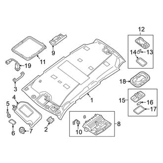 Nissan OE - Roof - Interior Trim (W/O Sunroof)