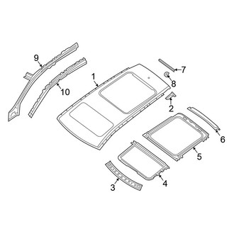 Nissan OE - Roof & Components (With Sunroof)