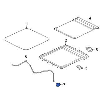 Nissan OE - Front Sunroof Drain Hose Grommet