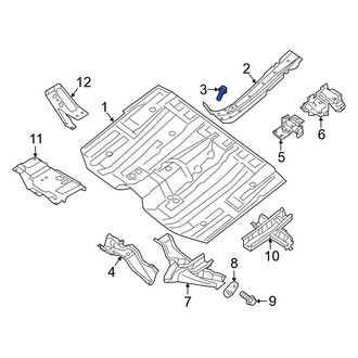 Nissan OE - Floor Side Rail Bolt