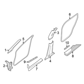 Nissan OE - Pillars, Rocker & Floor - Interior Trim