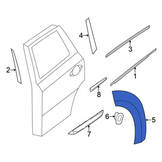Nissan OE - Rear Left Wheel Arch Molding