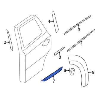 Nissan OE - Rear Right Rocker Panel Guard