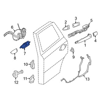 Nissan OE - Front Left Inner Interior Door Handle