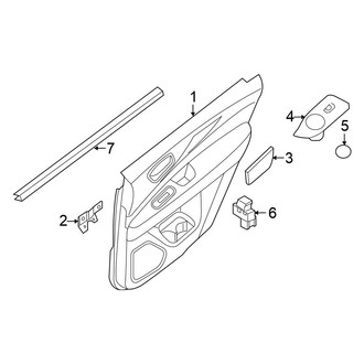 Nissan OE - Rear Door - Interior Trim