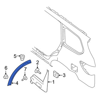 Nissan OE - Rear Left Wheel Arch Molding
