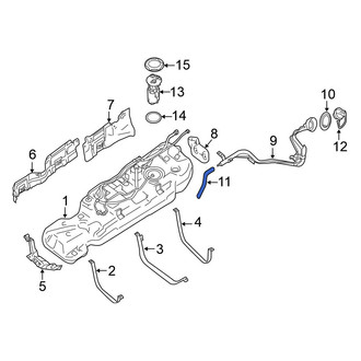 Nissan OE - Fuel Filler Hose