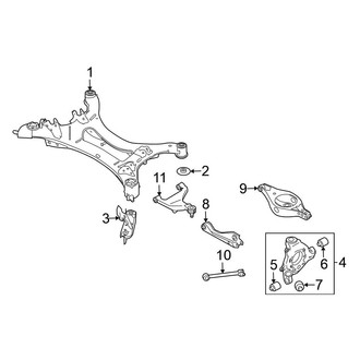 Nissan OE - Rear Suspension - Suspension Components (FWD)
