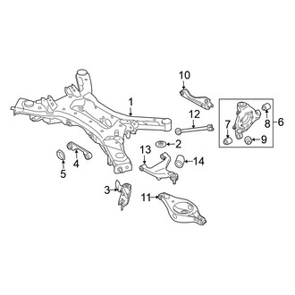 Nissan OE - Rear Suspension - Suspension Components (4WD)