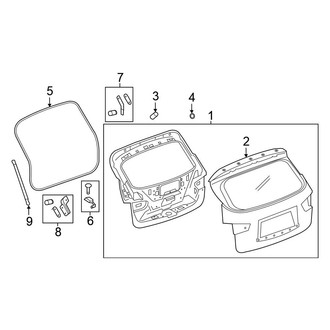 Nissan OE - Lift Gate - Gate & Hardware