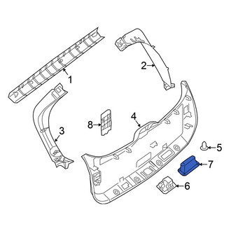 Nissan OE - Rear Liftgate Pull Handle