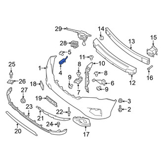 Nissan OE - Left Bumper Cover Bracket