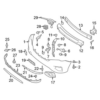 Nissan OE - Front Bumper - Bumper & Components