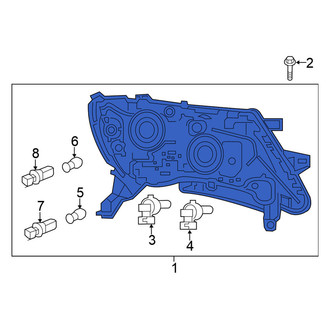 Nissan OE - Front Right Headlight Assembly