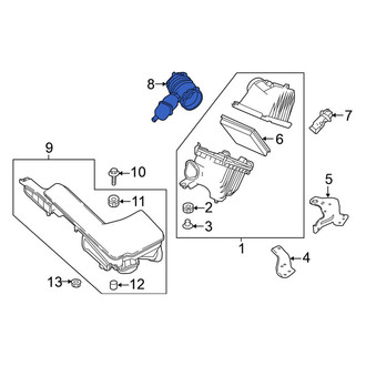 Nissan OE - Front Engine Air Intake Hose