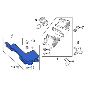 Nissan OE - Front Engine Air Intake Hose