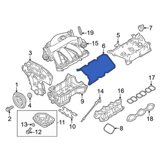 Nissan OE - Left Engine Valve Cover Gasket