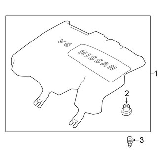 Nissan OE - Engine / Transaxle - Engine Appearance Cover