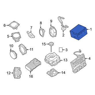 Nissan OE - Radio Control Unit