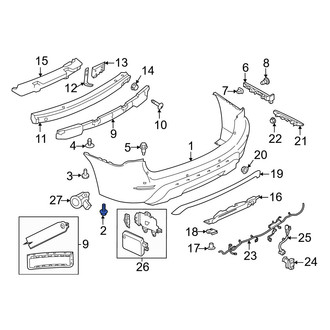 Nissan OE - Front Door Mirror Screw