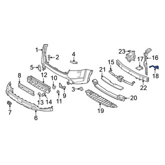 Nissan OE - Front Right Lower Bumper Cover Stay