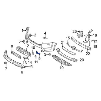 Nissan OE - Front Right Bumper Cover Spacer Panel