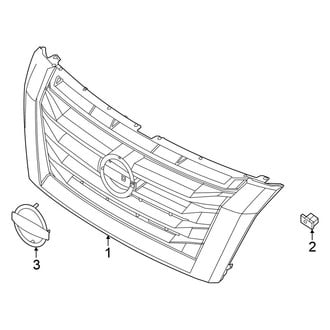 Nissan OE - Front Bumper & Grille - Grille & Components