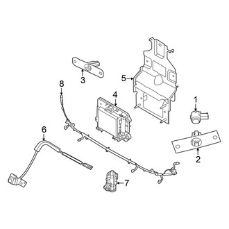 Nissan OE - Front Bumper & Grille - Electrical Components