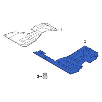 Nissan OE - Front Left Radiator Support Splash Shield