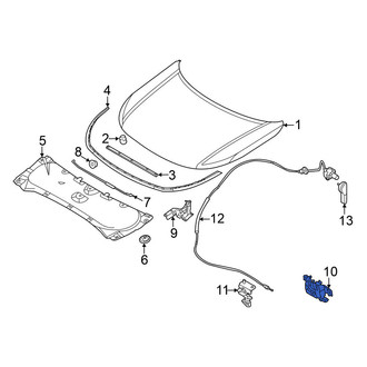 Nissan OE - Front Hood Latch