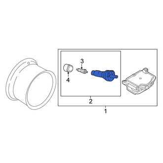 Nissan OE - Tire Pressure Monitoring System (TPMS) Sensor Valve Assembly