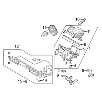 Nissan OE - Engine / Transaxle - Air Intake