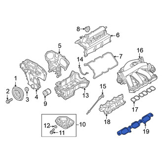 Nissan OE - Lower Engine Intake Manifold Gasket