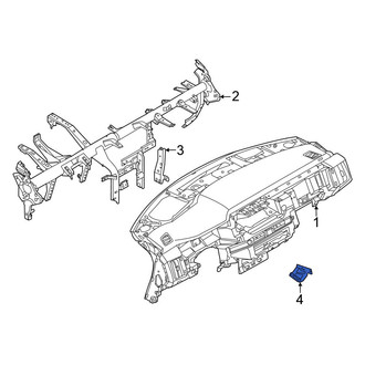 Nissan OE - Left Radio Bracket