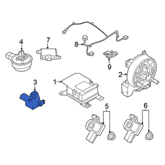 Nissan OE - Rear Air Bag Impact Sensor