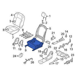 Nissan OE - Front Left Seat Track