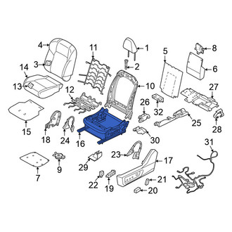 Nissan OE - Front Left Seat Track