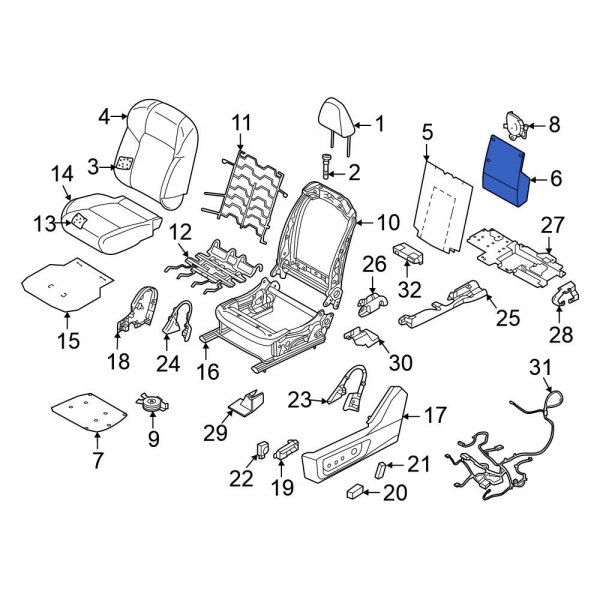 Climate Controlled Seat Duct