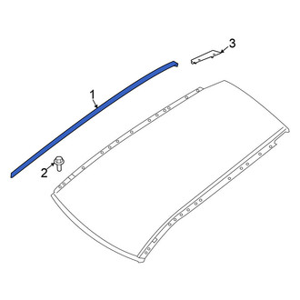 Nissan OE - Left Roof Molding