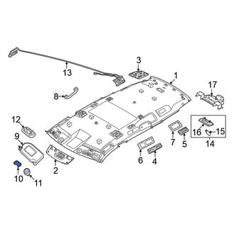 Nissan OE - Sun Visor Cover