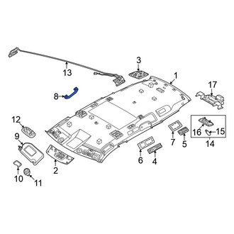 Nissan OE - Rear Interior Grab Bar