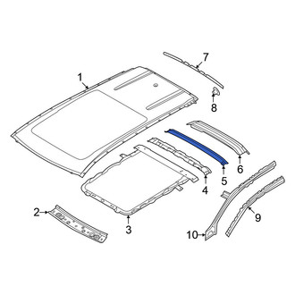 Nissan OE - Rear Roof Bow