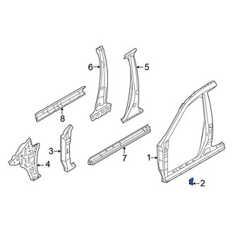 Nissan OE - Front Left Rearward Fender Bracket